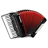 Accordion, 37 Keys 96 Bass Professional Accordion for Beginners and Advanced Players with Backpack and Strap (Black)