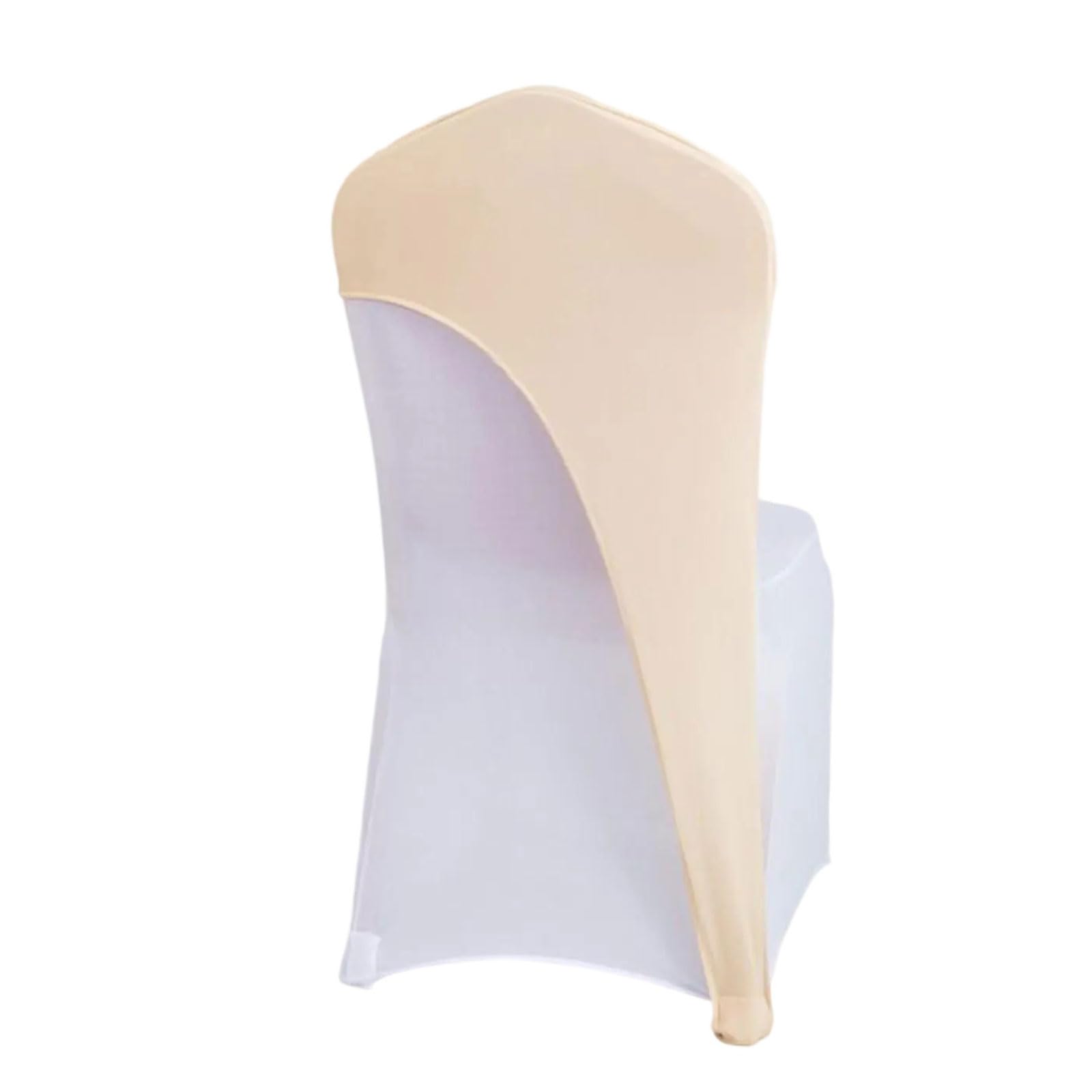 Woedpez Chair Hoods Sash Bands Stretch Spandex Caps Covers for Celebration and Event Spandex Covers