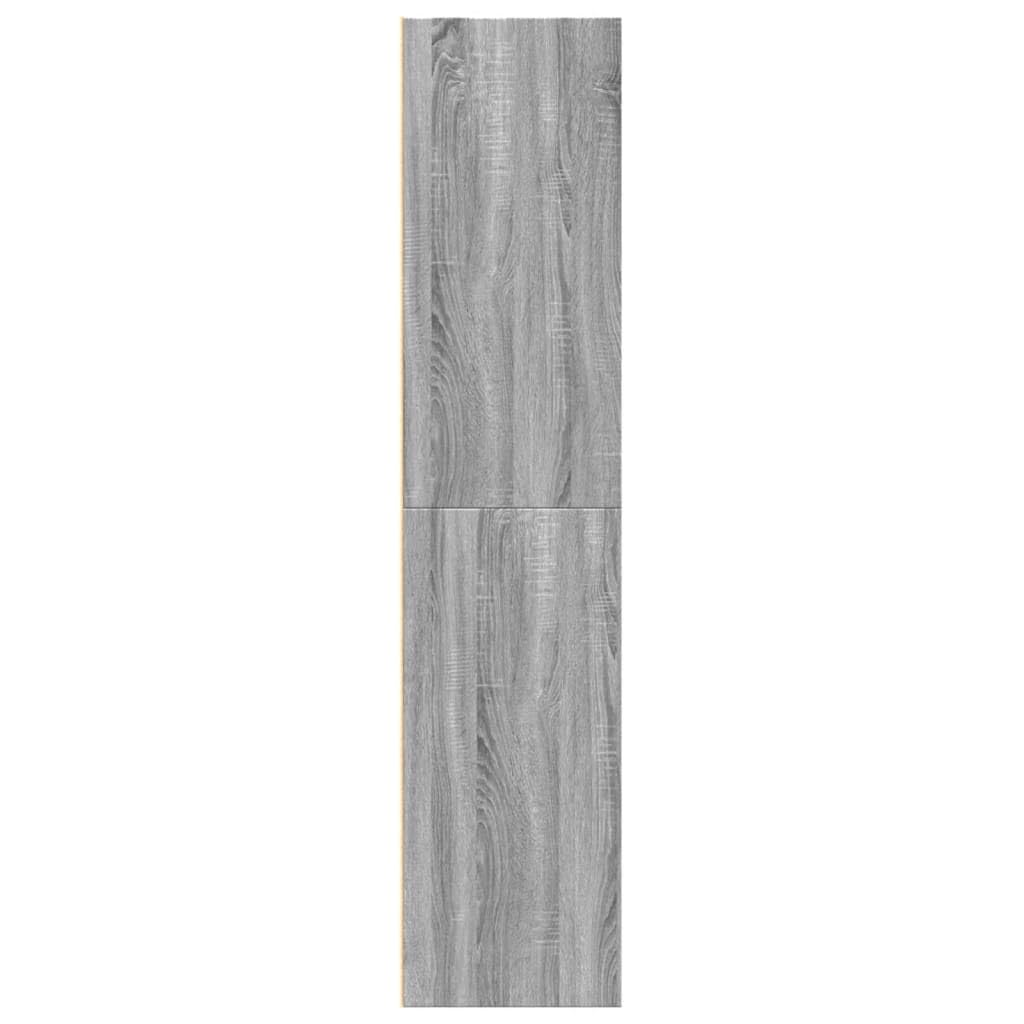 Mobiletto alto grigio Sonoma, 70 x 41 x 185 cm | Armadio moderno per soggiorno e corridoio con molto spazio, linee semplici e una superficie facile da pulire.