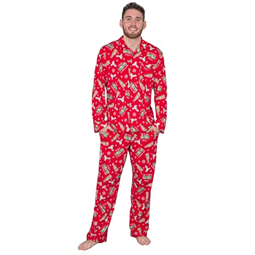 Underboss National Lampoon's Griswold Family Christmas Vacation Shitter's Full Pajama Set with Shirt and Pants