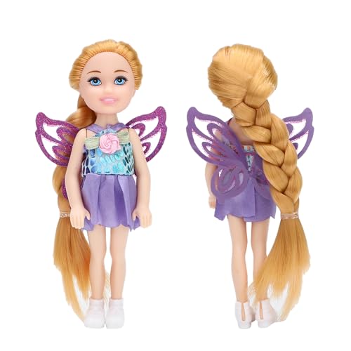 ONEST 10 sets muñecas mini 5 pulgadas con ropa y accesorios miniatura 2