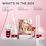 L'Oréal Excellence Créme 8.12 Natural Frosted Beige Blonde: 100% Grey Coverage, Hyaluronic Acid for 10x Nourished, 2x Shinier Hair. Achieve a cool, luminous frosted beige blonde. - Image 6