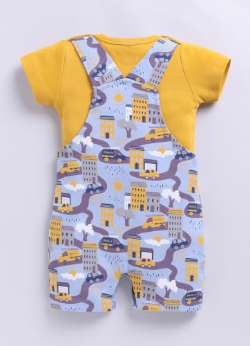 Image of BABYGO Baby Half Sleeve Rompers 100% Cotton for New Born Baby|Daily Suits for Baby Boys & Girls| 0-3M| 3-6M|6-9M|Onesies| Infant Clothes | Pack of 1