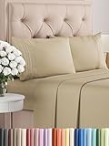 Queen Size 4 Piece Sheet Set - Comfy Breathable & Cooling Bed Sheets Set - Hotel Luxury...