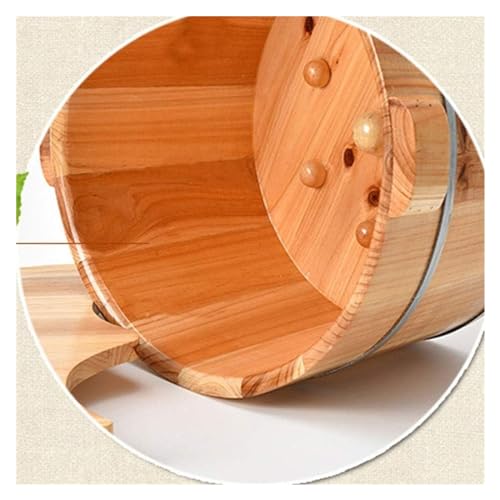 Tina de pies de madera maciza, spa masajeador relajante miniatura 2