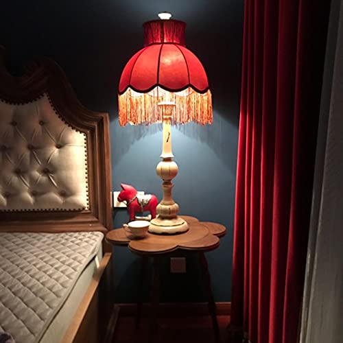 Myyingbin Velvet Caramel Colour Fabric Lampshades With Tassel, Handmade Lamp Shade For Floor Lamp Bedside Lamp, Home Decor #TOP2