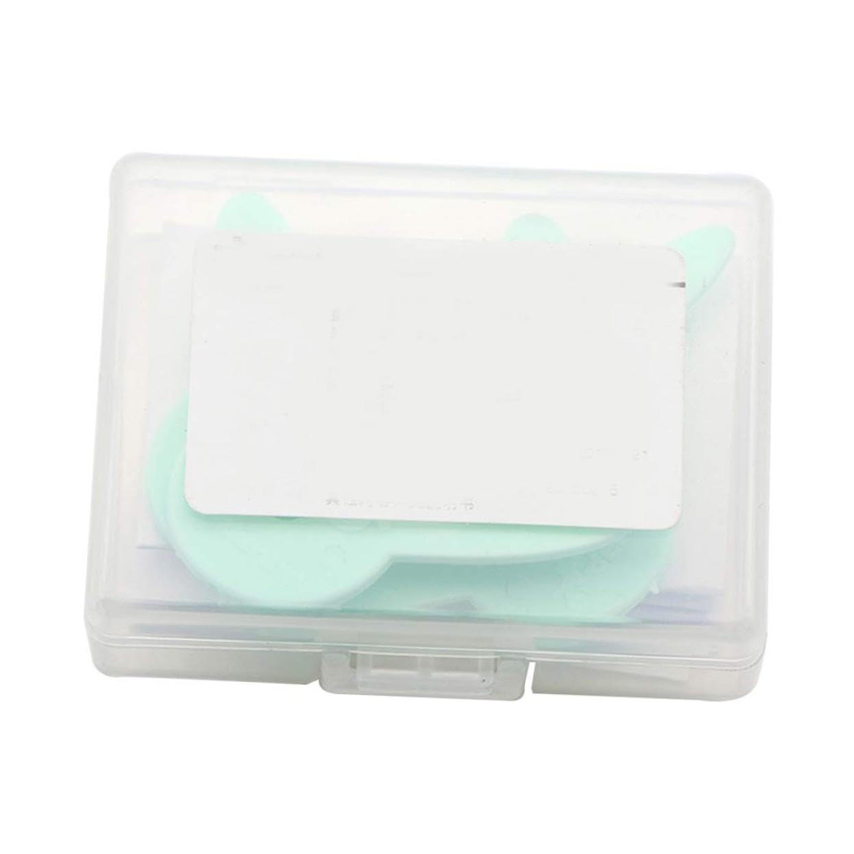 Gatuida 12 Piezas reglas para herramienta de medición Medida de calibre de espacio entre regla de medición interdental reglas de medicion calibre para