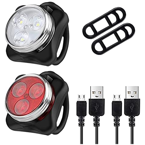 RUTZ® Super Bright USB Rechargeable Bike Lights Cover