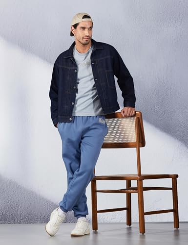 Image of Gap Men Embroidered Standard Fit Ankle Length Joggers