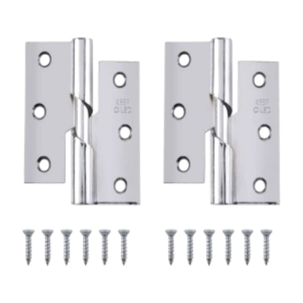 Sisi Uk Right Handed Rising Butt Door Hinges Zinc Steel 3 Inch Rising Butt Hinge Folding Door Hinge Folding Butt Door Hinges For Internal External Doors Solid Doors Square Corners 1 Pair.
