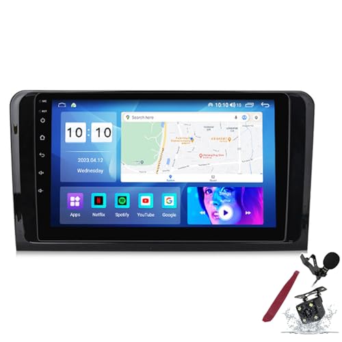 GPS Sat Navi pour radio de voiture Android 15 Mercedes M-Class GL-Class Y3