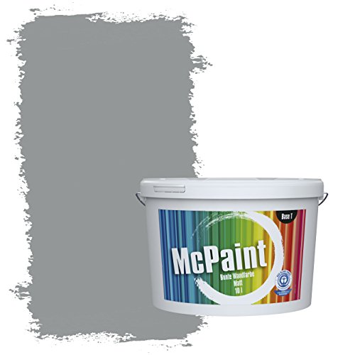 McPaint Bunte Wandfarbe Mausgrau - 10 Liter Cover