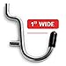 Extra Thick Black 1/4'' Pegboard Hooks for Hanging Tools, Set of 70 Pieces 1/4'' Black Peg Board Accessories Peg Hooks, Peg Board Attachments for Tools Organization