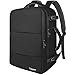 Taygeer Travel Laptop Backpack for Men Women, Airplane Approved Travel Backpack Suitcase with Water Bottle Pocket, Lightweight College 35l Luggage Bag 15.6inch Laptop Mochila Gifts for Business,Black