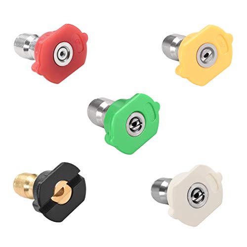 sourcing map Pressure Washer Spray Nozzle Tips, 1/4