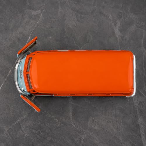 Image of Wizplex CCA Volkswagen T1 Gulf 1:64 Officially Licensed Premium Die Cast Metal Car in Acrylic Display Case - Openable Doors, Collectible Classic Van Showpiece for Collectors & Kids 3+