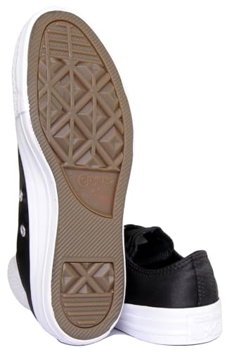 Image of Converse Chuck Taylor All Star Trainers Women Black - 6.5 - Low Top Trainers Shoes, Black /Black /White