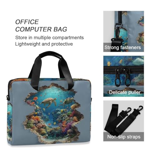 Funda para portátil de 15.6 pulgadas con correa y asa miniatura 6