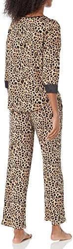 N Natori Women's Peached Knit 3q Slv Pj Set Cb: 26” image 4