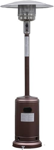 Blue Sky Outdoor Living PHG8732BZ Calentador de patio al aire libre de bronce martillado a gas - 48,000 BTU