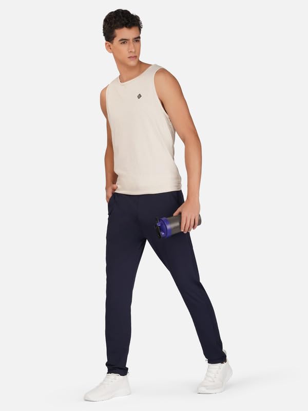 Image of Lycra Polyster Track Pant for Men || Regular Fit Sport Lower for Mens & Boys || Multipurpose Use for Jogging, Running, Gym, Sports, Nightwear || 1 Extra Sefety Chain Pocket for Mobile & Wallet