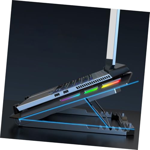Base refrigerante para laptop con RGB y funciones múltiples miniatura 4