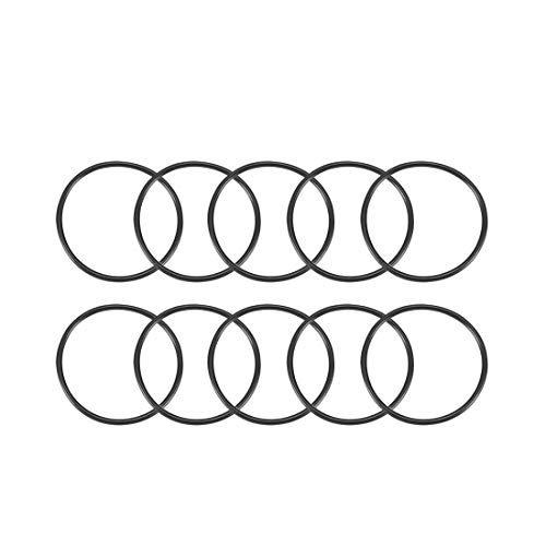 Sourcing Map Nitrile Rubber O-Rings, 50Mm Od 45Mm Id 2.5Mm Width, Metric Sealing Gasket, Pack Of 10