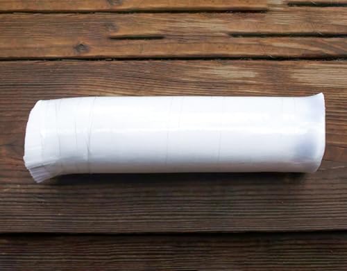 12oz Straight Nylon Hair 0.006" in Milky White Lure Rigging