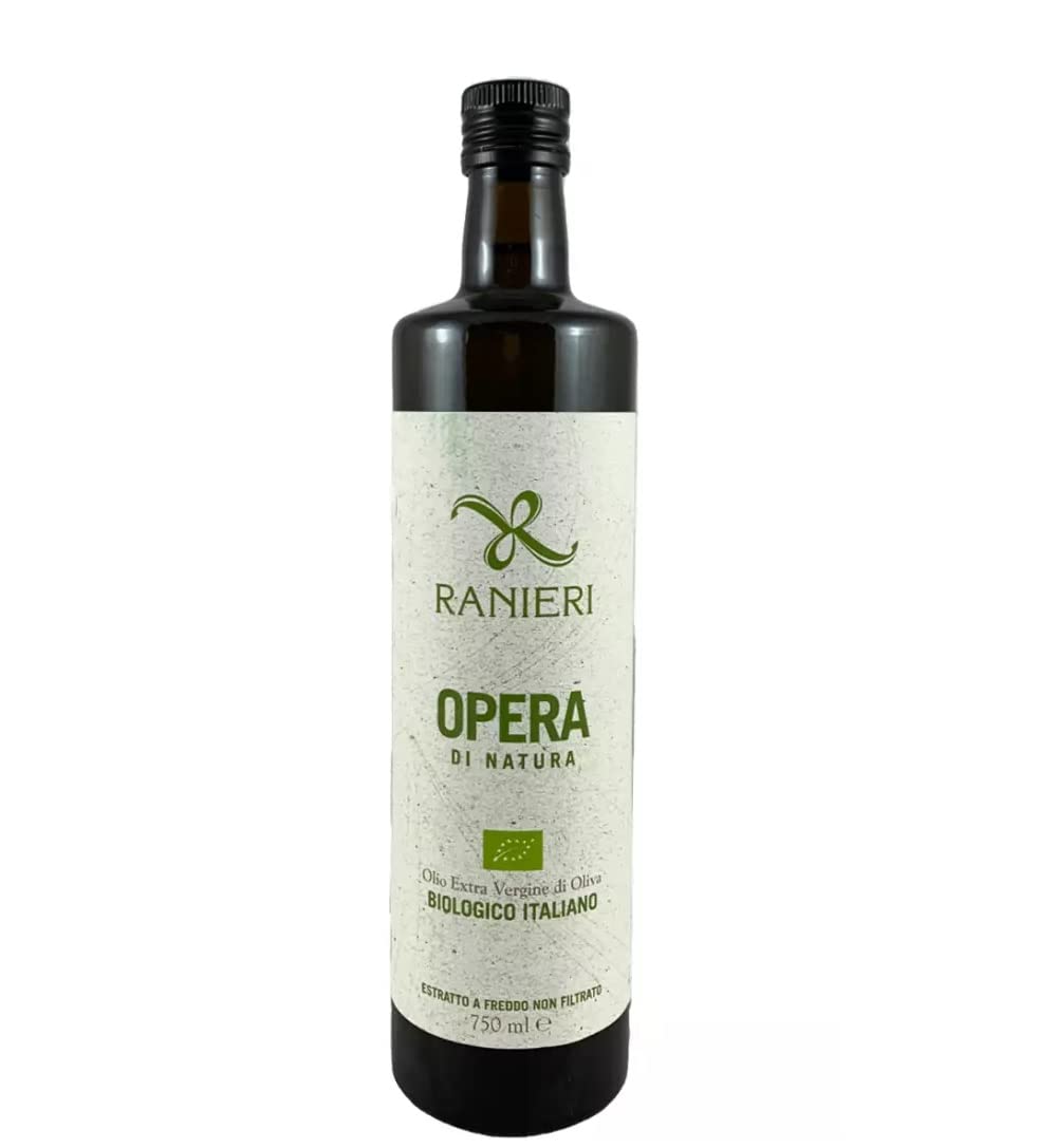 Ranieri - 100% Organic Extra Virgin Olive Oil in a Bottle - 750ml