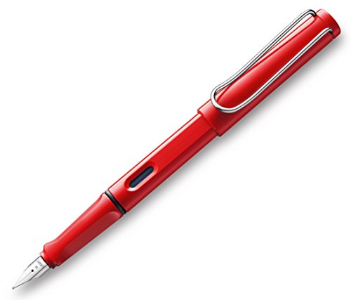 Lamy Safari – Pluma estilográfica Rojo – Plumín
