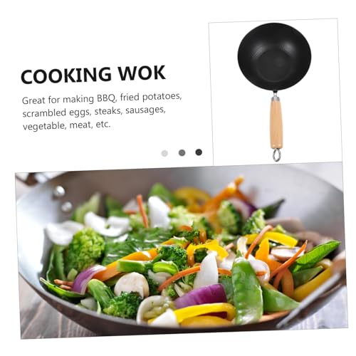 Wok de hierro fundido mini LABRIMP antiadherente miniatura 3