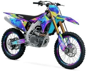 2007-2009 RMZ 250 Space KADET Galaxy Senge Graphics Complete Kit with Rider I.D. Compatible with Suzuki