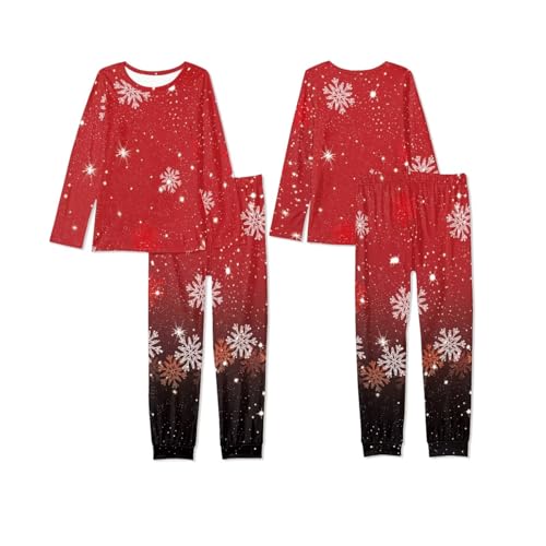 Cozeyat Matching Pajamas for Couples, Christmas Couple Pjs Set for Men and Women Soft Warm Loungewear4
