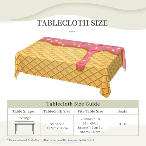 Nappe gaufrée lavable rectangulaire pour table de salle à manger - 7