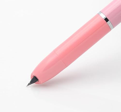 Vista 30 de OASO K016 - Juego de pluma estilográfica retráctil de 0.020 in con 4 cartuchos de tinta azul, escritura suave para estudiantes escolares