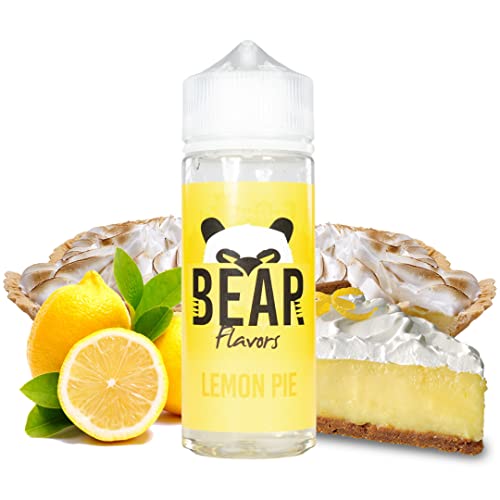 BEAR Flavors - Lemon Pie | 100ML | Nikotinfrei: 0mg | 70VG/30PG | E-Flüssigkeit für elektronische Zigaretten | Vape | E…