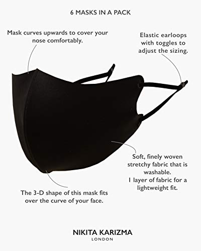 KARIZMA Face Wardrobe Cloth Face Mask for Adults Pack. 6