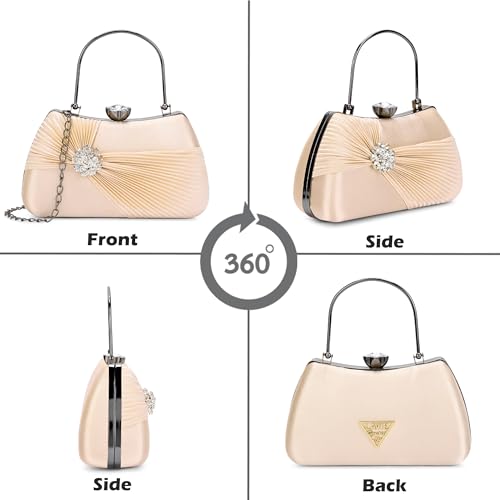 Image of Lavie Signature Women's Bangor Handle Framed Clutch | Ladies Purse | Gift For Women
