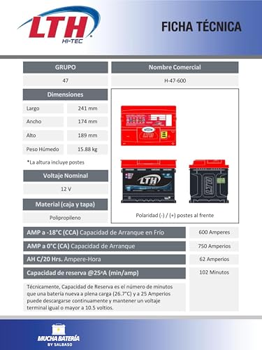 Catálogo para Comprar On-line Bateria lth l35 575 precio - solo los mejores. 20 Catálogo para Comprar On-line Bateria lth l35 575 precio - solo los mejores. 18