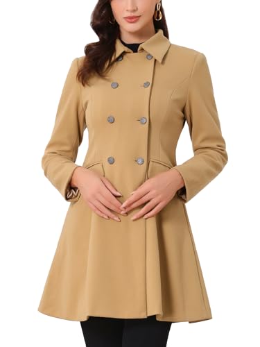 Manteau d'hiver évasé femme pour rester au chaud sans s'encombrer