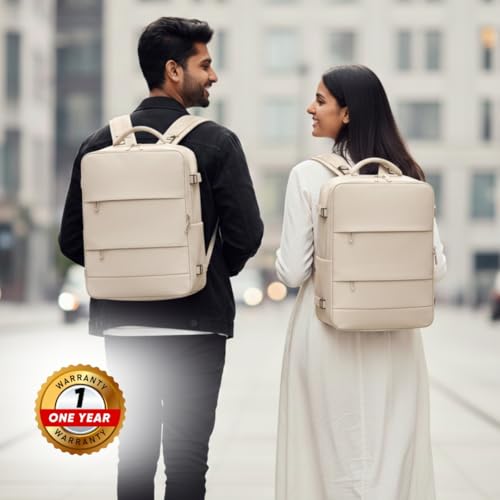 Image of KARRIER Vacuum Compression Backpack with Built-in System for Clothes & Gear Laptop Bags Backpacks for Men and Women 3-in-1 Space-Maximizing Organizer