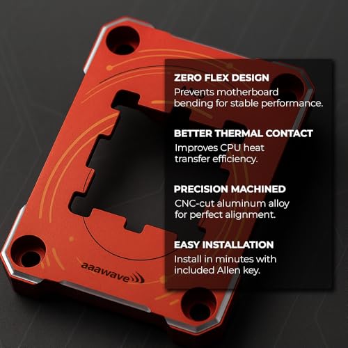 Marco de contacto para CPU AM5 para Ryzen 7000/8000G/9000 (Rojo) miniatura 5