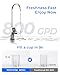 Waterdrop X8-Alkaline Mineral pH+ Tankless Reverse Osmosis System, NSF/ANSI 42&58&372 Certified, 800 GPD RO Water Filter, 10-Stage Filtration UnderSink RO System, 2:1 Pure to Drain, BPA Free