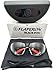 Flaperon Black Fog Foggles for Pilot Training, Adjustable Band, Embossed Hard Case. IFR and VFR training foggles. Durable polycarbonate lenses. Rubberized Tips.