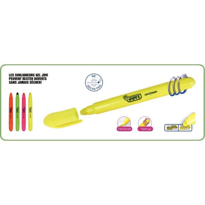 Jovi 145059 Marcadores Fluorescentes, Neon 1815/ Naranja