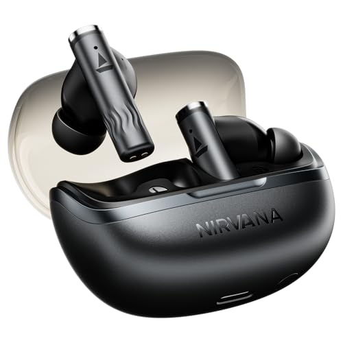 boAt Nirvana Zenith Pro (2025), 50dB Hybrid Adaptive ANC, Spatial Audio, Hi-Res Audio LDAC, 6Mics AI-ENx,...