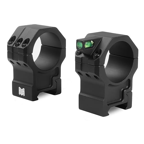 Monstrum Deadlock PRS Scope Rings with Level Bubble | 30 mm Diameter | 1.26