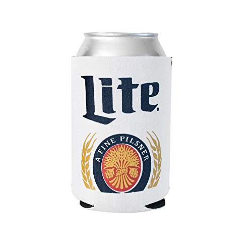 Officially Licensed Miller Lite Drink Can Holder Neoprene Beer Huggie Cooler Sleeve (1)