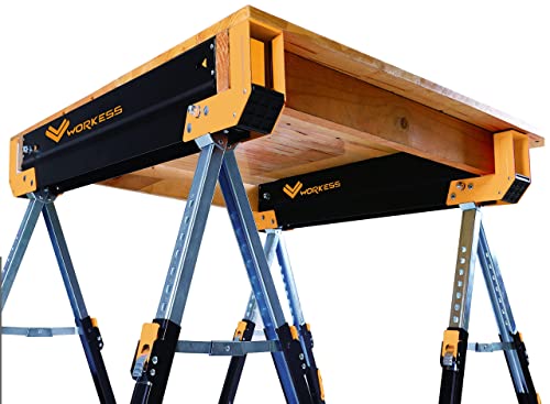WORKESS Adjustable Height Saw Horses