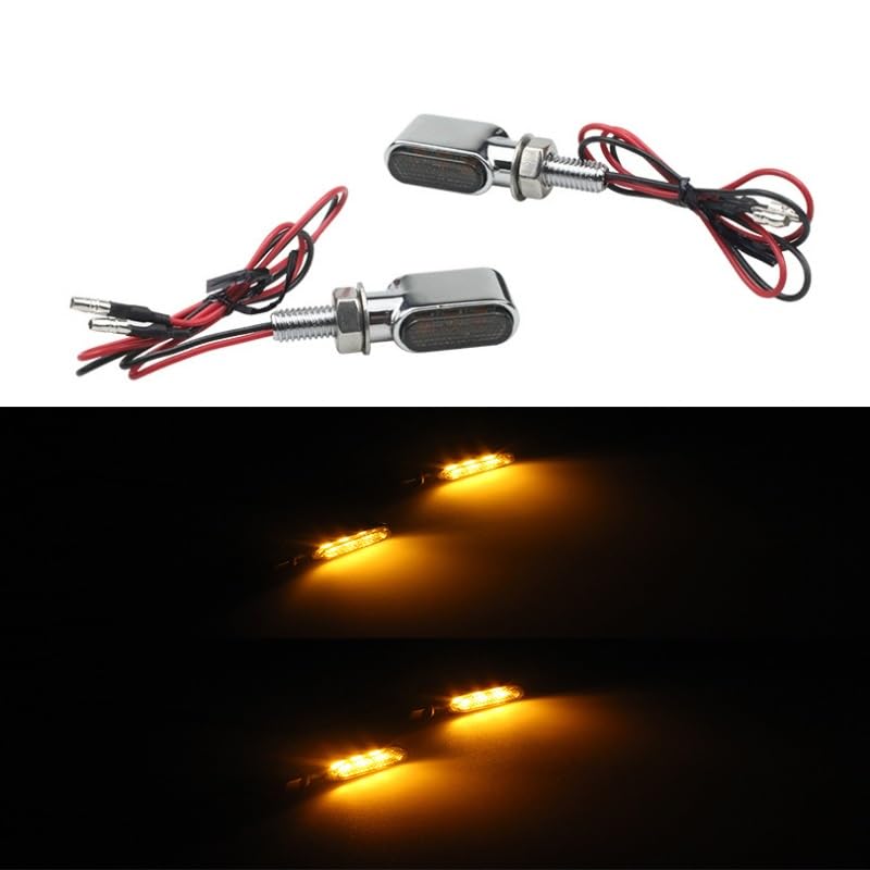 Clignotant moto 12V à LED mini boîtier étanche et compact